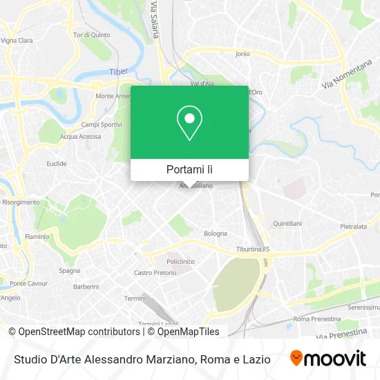 Mappa Studio D'Arte Alessandro Marziano