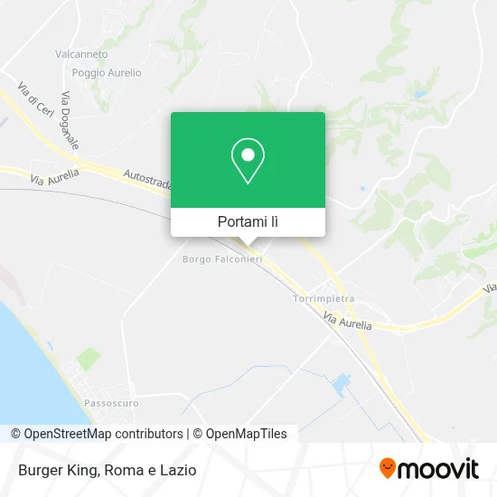 Mappa Burger King
