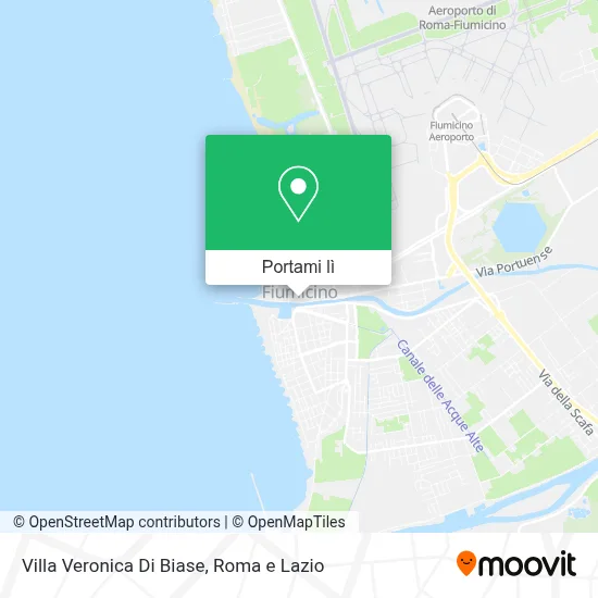 Mappa Villa Veronica Di Biase