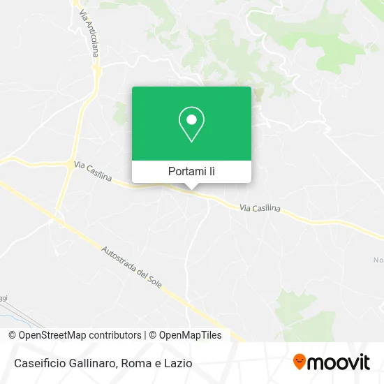 Mappa Caseificio Gallinaro