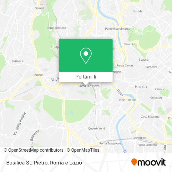 Mappa Basilica St. Pietro
