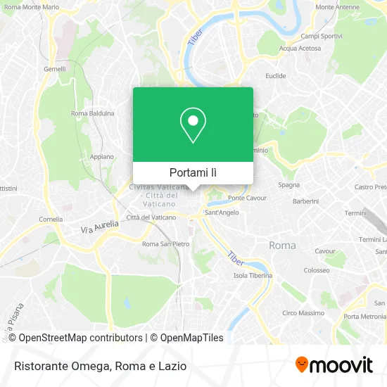 Mappa Ristorante Omega
