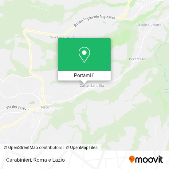 Mappa Carabinieri