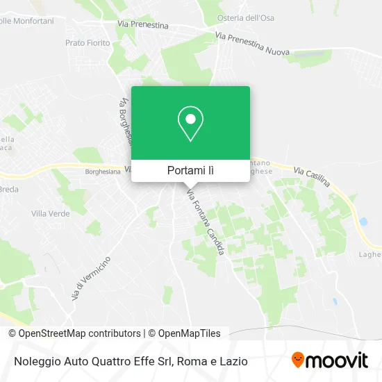 Mappa Noleggio Auto Quattro Effe Srl