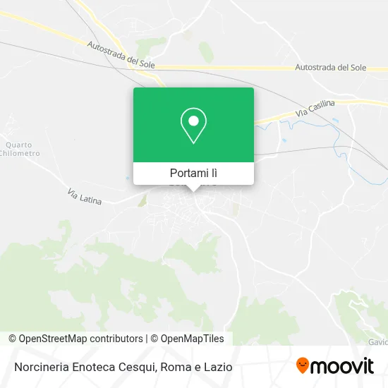 Mappa Norcineria Enoteca Cesqui