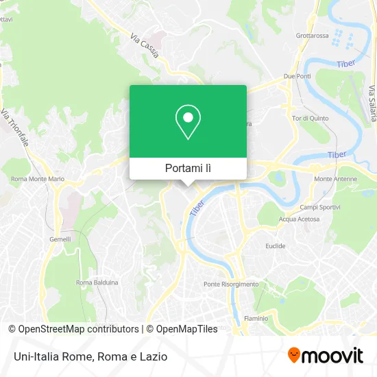 Mappa Uni-Italia Rome