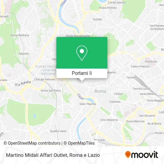 Mappa Martino Midali Affari Outlet