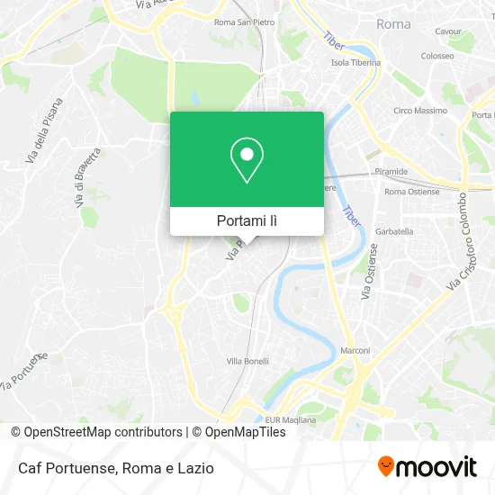 Mappa Caf Portuense