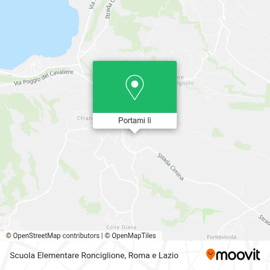 Mappa Scuola Elementare Ronciglione