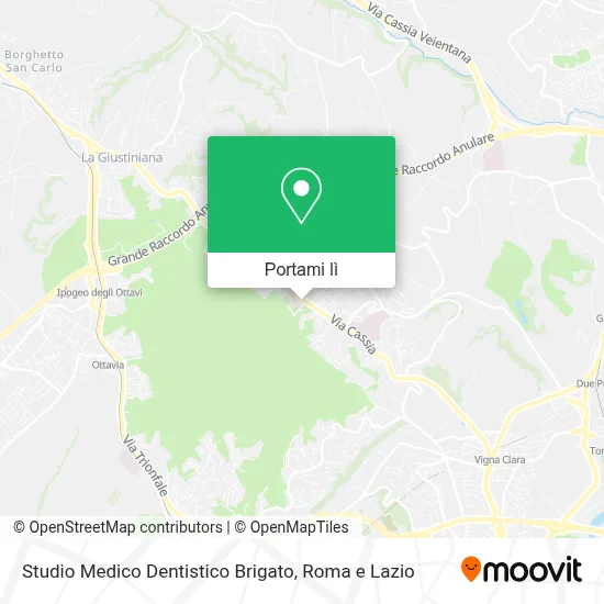Mappa Studio Medico Dentistico Brigato