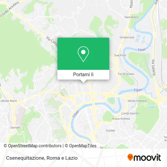 Mappa Csenequitazione