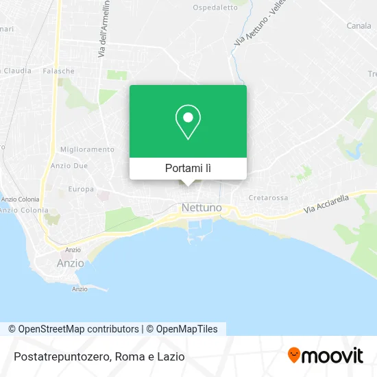 Mappa Postatrepuntozero