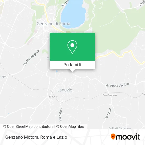 Mappa Genzano Motors