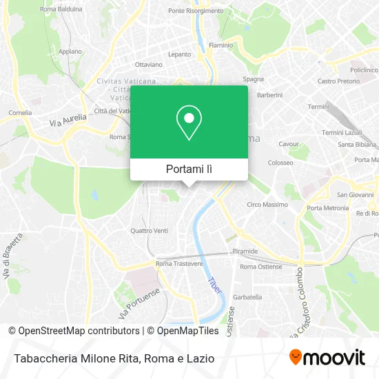 Mappa Tabaccheria Milone Rita