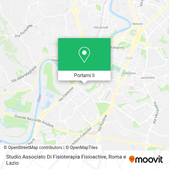 Mappa Studio Associato Di Fisioterapia Fisioactive