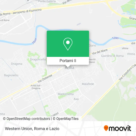 Mappa Western Union