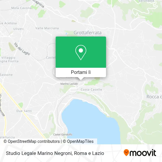 Mappa Studio Legale Marino Negroni