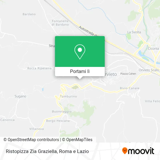 Mappa Ristopizza Zia Graziella