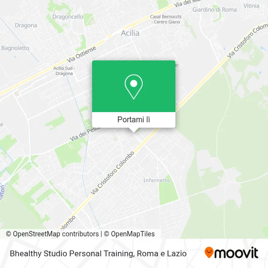 Mappa Bhealthy Studio Personal Training