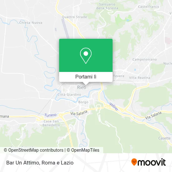 Mappa Bar Un Attimo