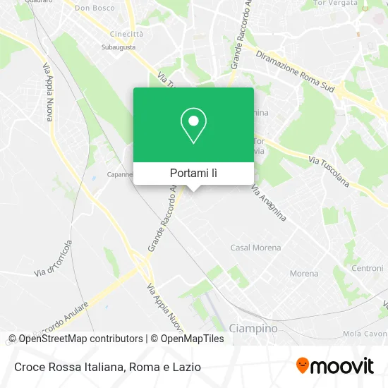 Mappa Croce Rossa Italiana