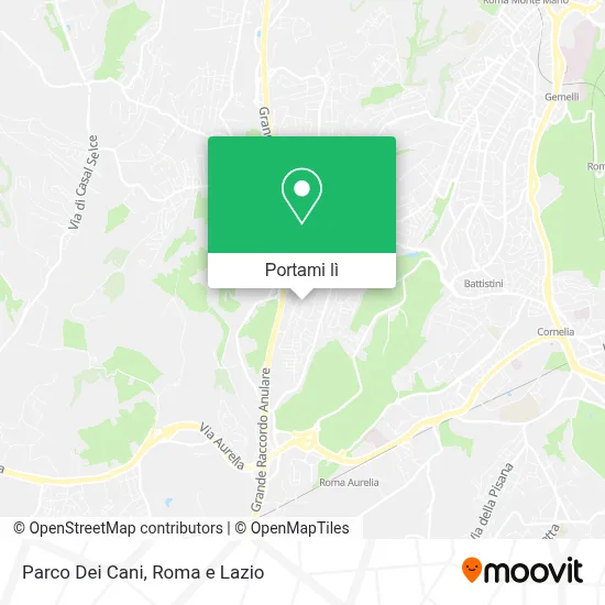 Mappa Parco Dei Cani