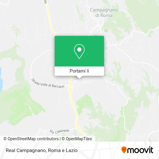 Mappa Real Campagnano