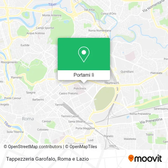 Mappa Tappezzeria Garofalo