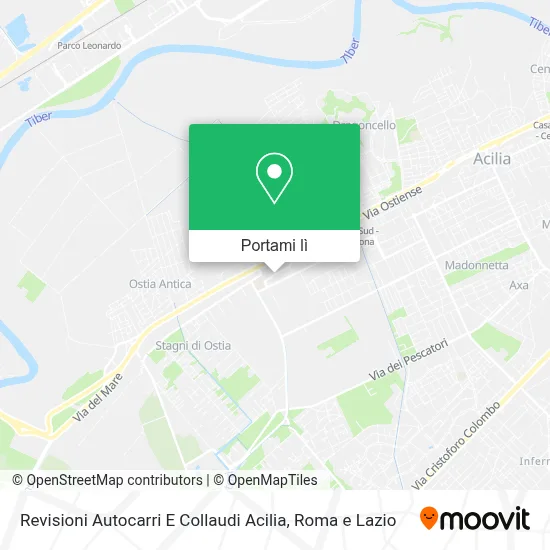 Mappa Revisioni Autocarri E Collaudi Acilia
