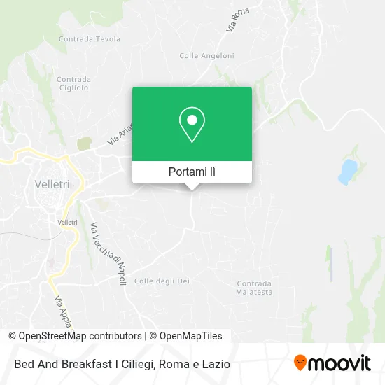 Mappa Bed And Breakfast I Ciliegi