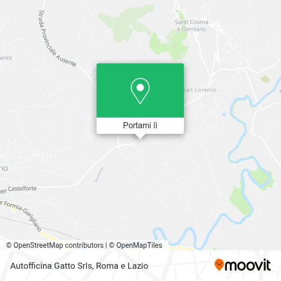 Mappa Autofficina Gatto Srls