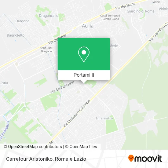 Mappa Carrefour Aristoniko