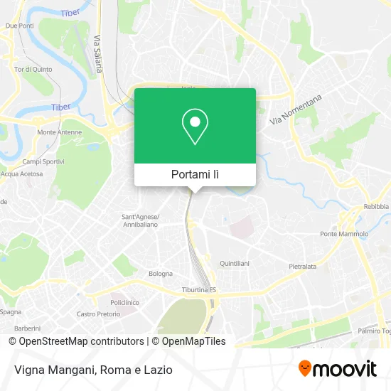 Mappa Vigna Mangani