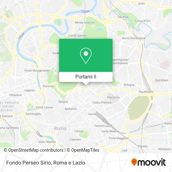 Mappa Fondo Perseo Sirio