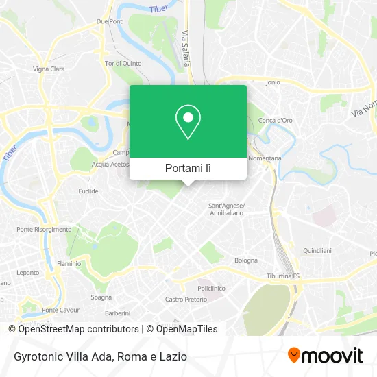Mappa Gyrotonic Villa Ada