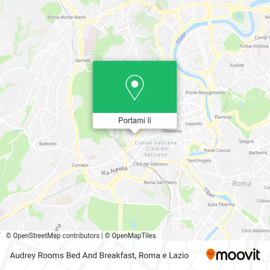 Mappa Audrey Rooms Bed And Breakfast