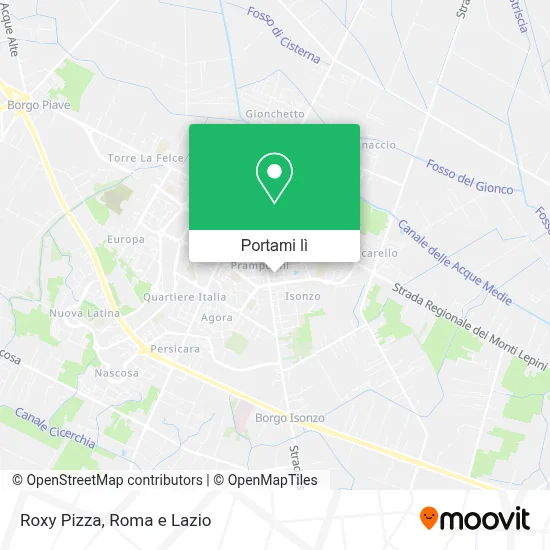 Mappa Roxy Pizza
