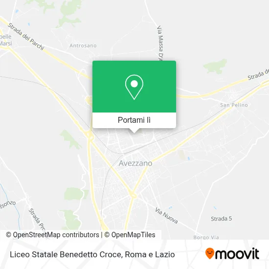 Mappa Liceo Statale Benedetto Croce
