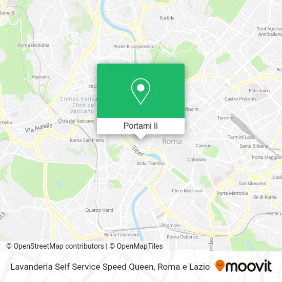 Mappa Lavanderia Self Service Speed Queen