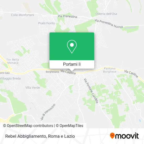 Mappa Rebel Abbigliamento