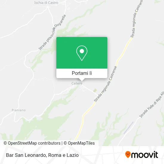 Mappa Bar San Leonardo