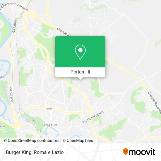 Mappa Burger King