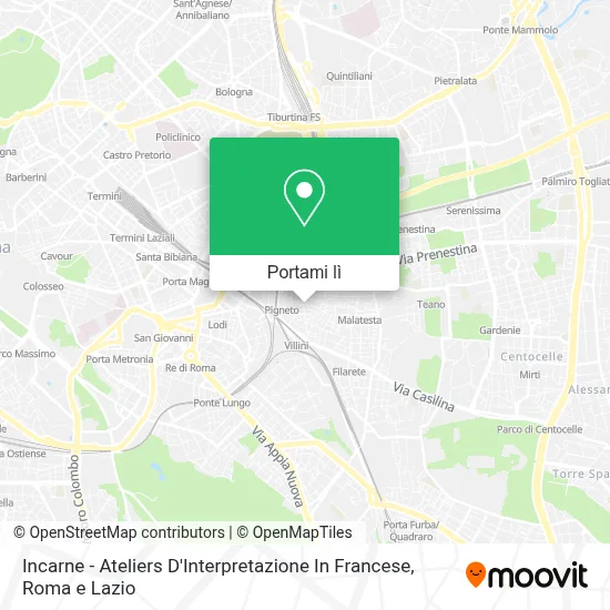 Mappa Incarne - Ateliers D'Interpretazione In Francese