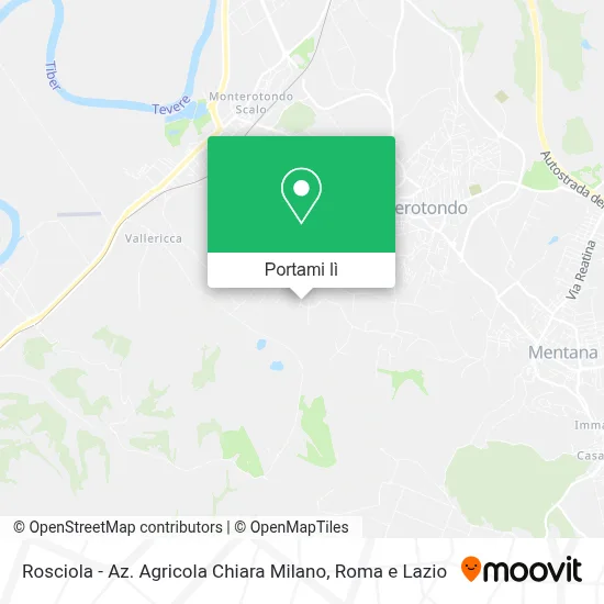Mappa Rosciola - Az. Agricola Chiara Milano