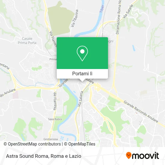Mappa Astra Sound Roma