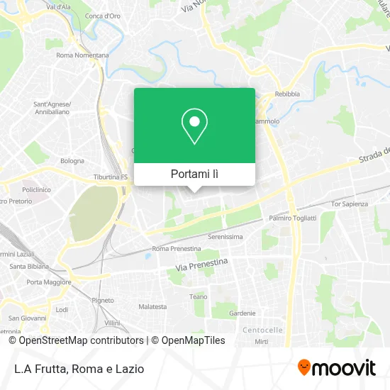 Mappa L.A Frutta
