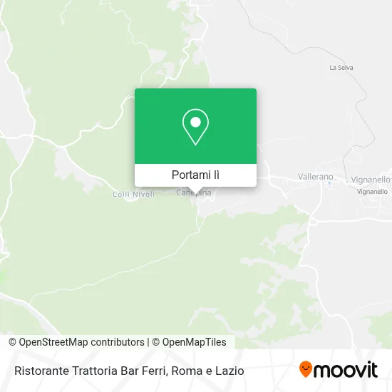 Mappa Ristorante Trattoria Bar Ferri