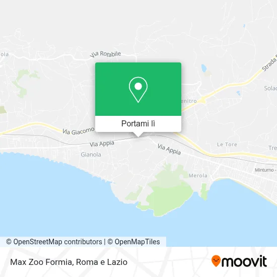 Mappa Max Zoo Formia