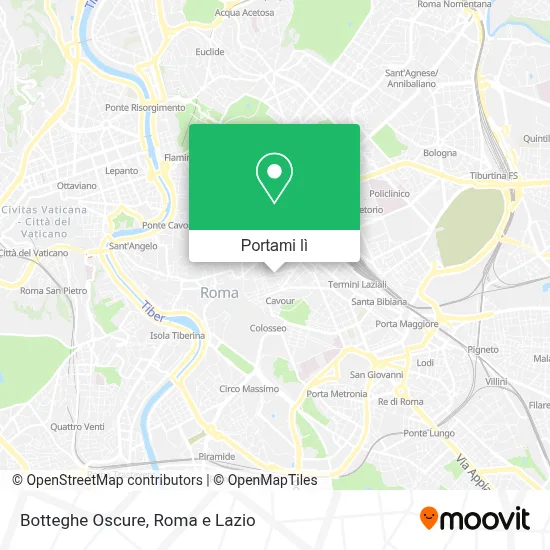 Mappa Botteghe Oscure