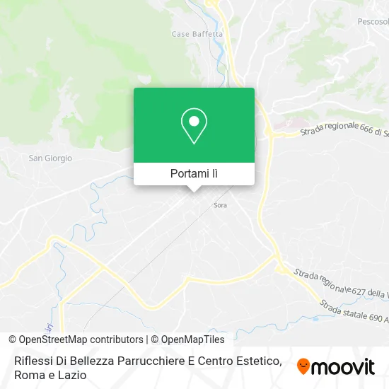 Mappa Riflessi Di Bellezza Parrucchiere E Centro Estetico